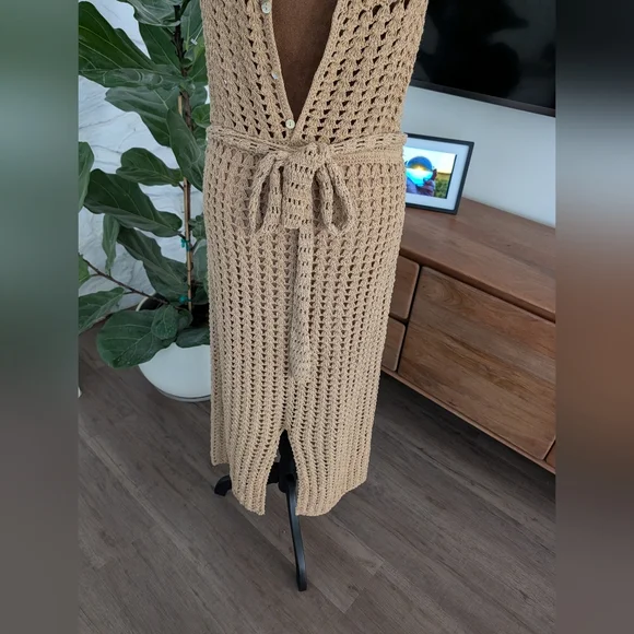 CLEOBELLA NWT Hand Knit Maxi Dress Size medium - Picture 4 of 9